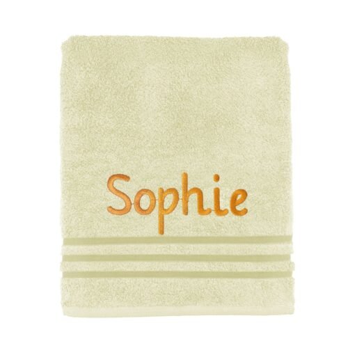 Personalised Embroidered Towel All Sizes Available Perfect Gift