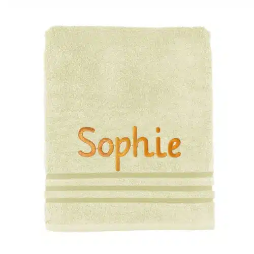 Personalised Embroidered Towel All Sizes Available Perfect Gift