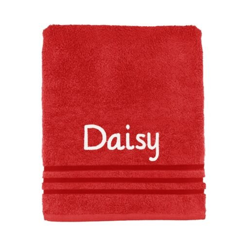 Personalised Embroidered Towel All Sizes Available Perfect Gift