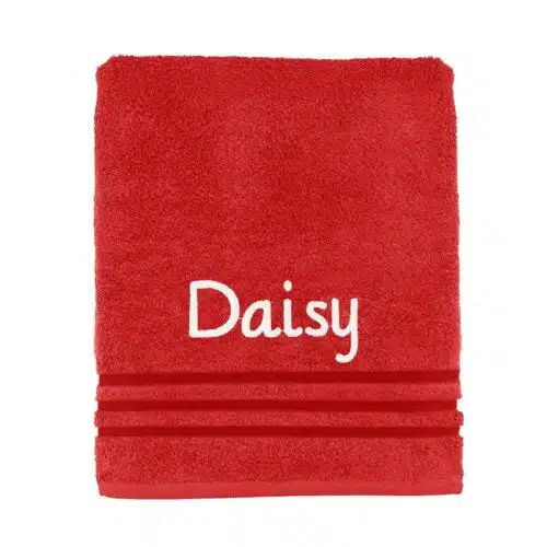 Personalised Embroidered Towel All Sizes Available Perfect Gift