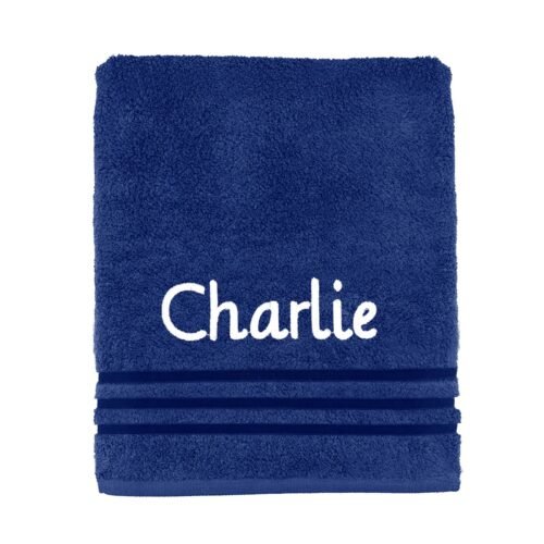 Personalised Embroidered Towel All Sizes Available Perfect Gift