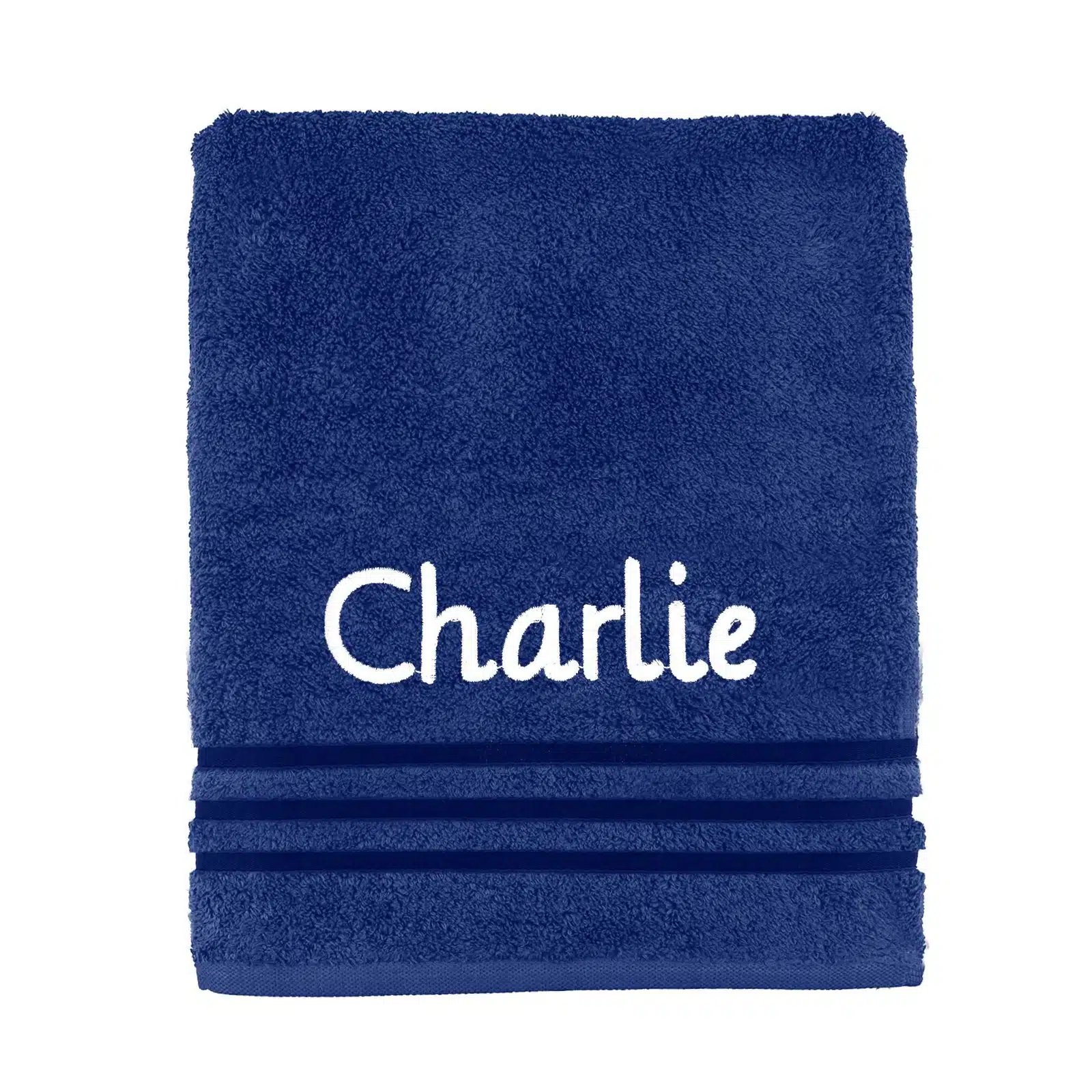 Personalised Royal Blue Towel All Sizes Available Perfect Gift