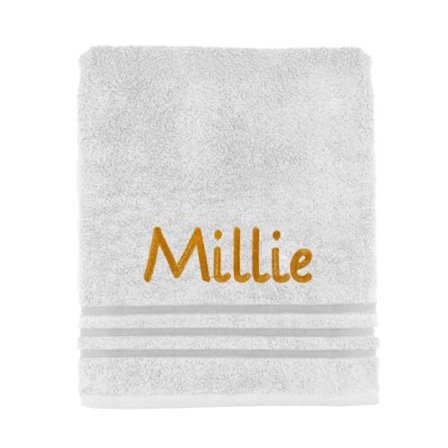 Personalised Embroidered Towel All Sizes Available Perfect Gift