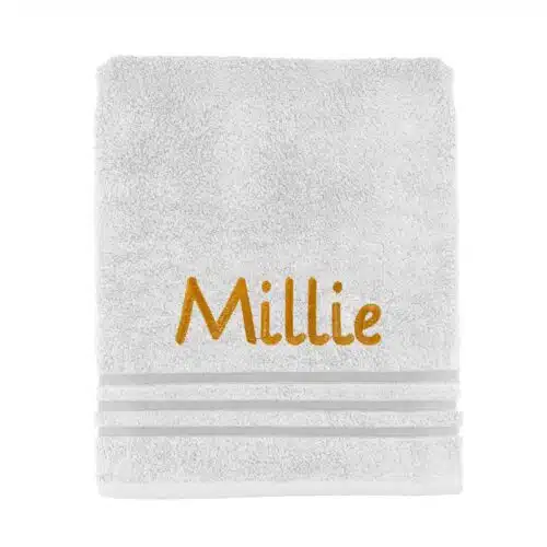 Personalised Embroidered Towel All Sizes Available Perfect Gift
