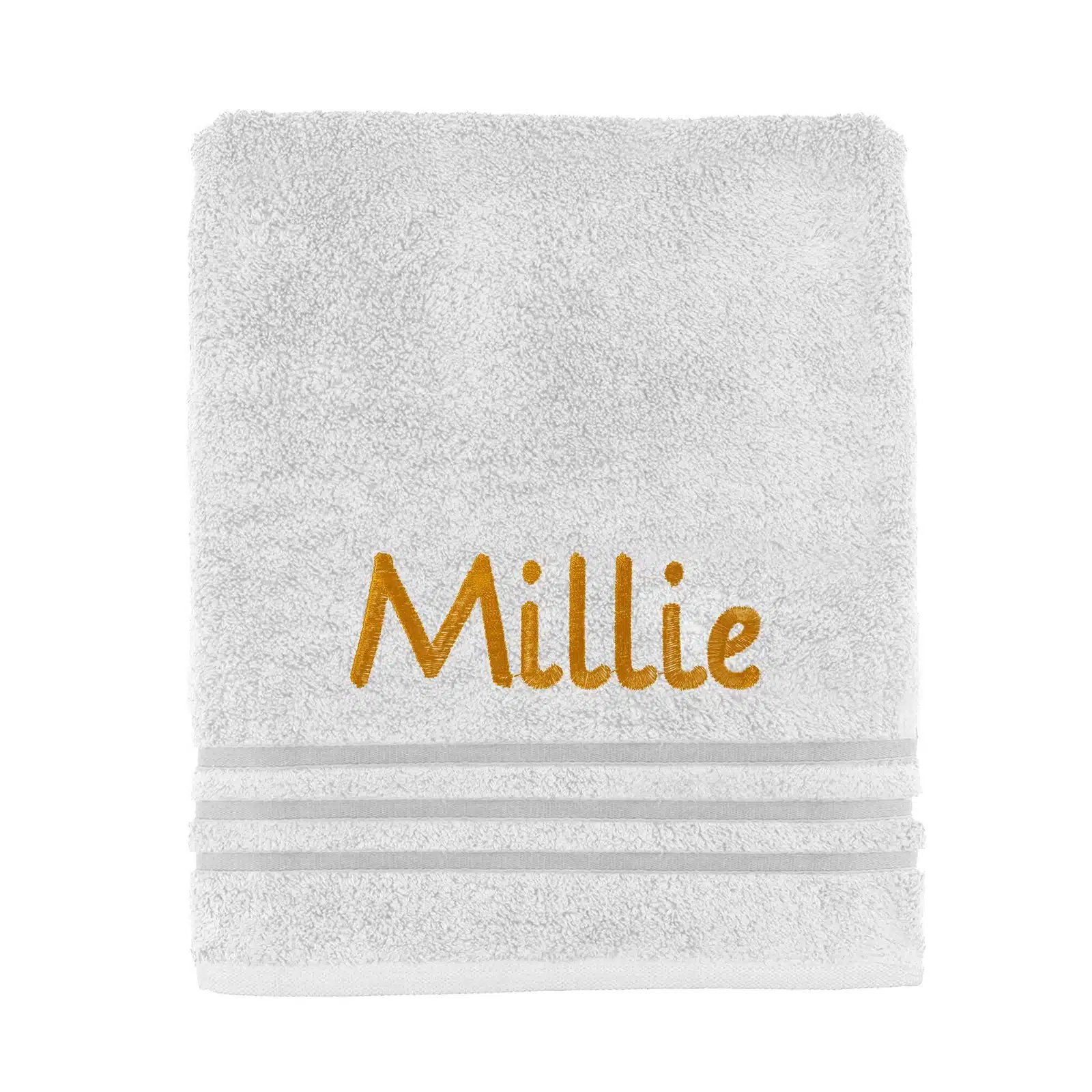 Personalised White Towel All Sizes Available Perfect Gift