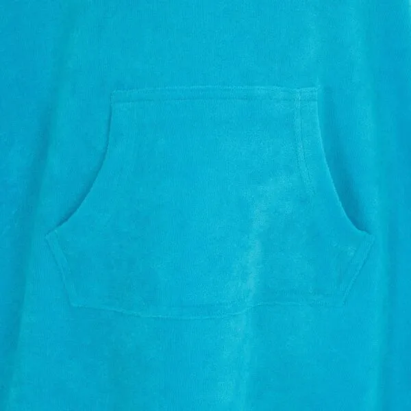 Personalised Aqua Hooded Poncho Changing Robe Kids Gift