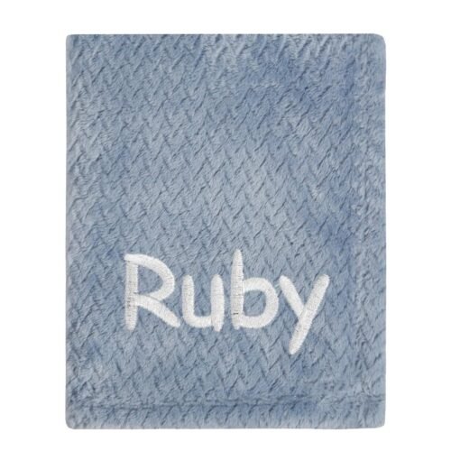 Personalised Baby Waffle Blanket Cosy Perfect Gift