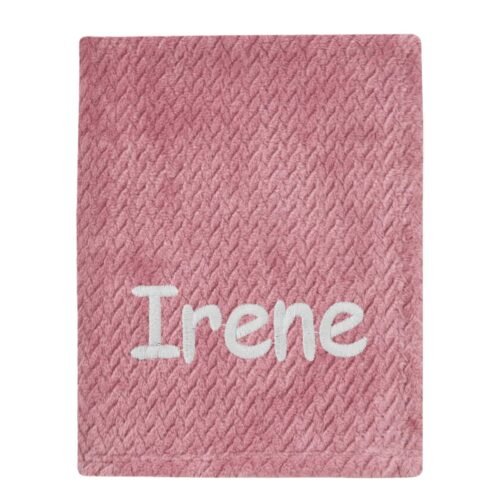Personalised Baby Waffle Blanket Cosy Perfect Gift