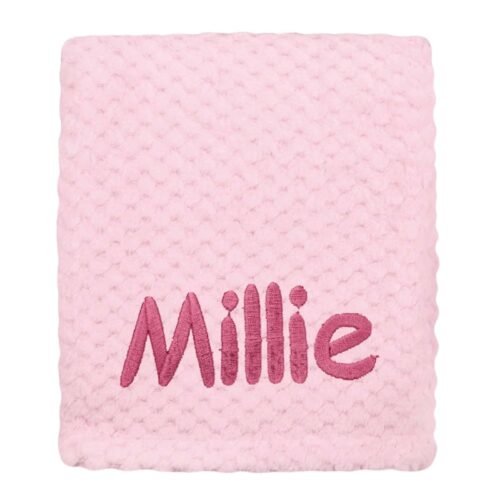 Personalised Baby Waffle Blanket Cosy Perfect Gift
