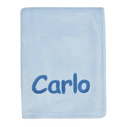 Personalised Baby Fleece Blanket Cosy Perfect Gift