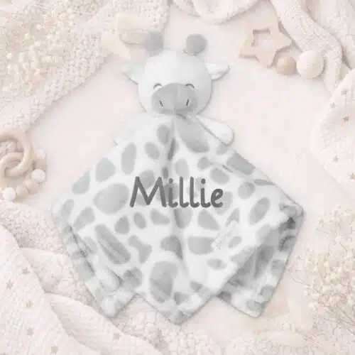 Personalised Baby Comforter – Giraffe